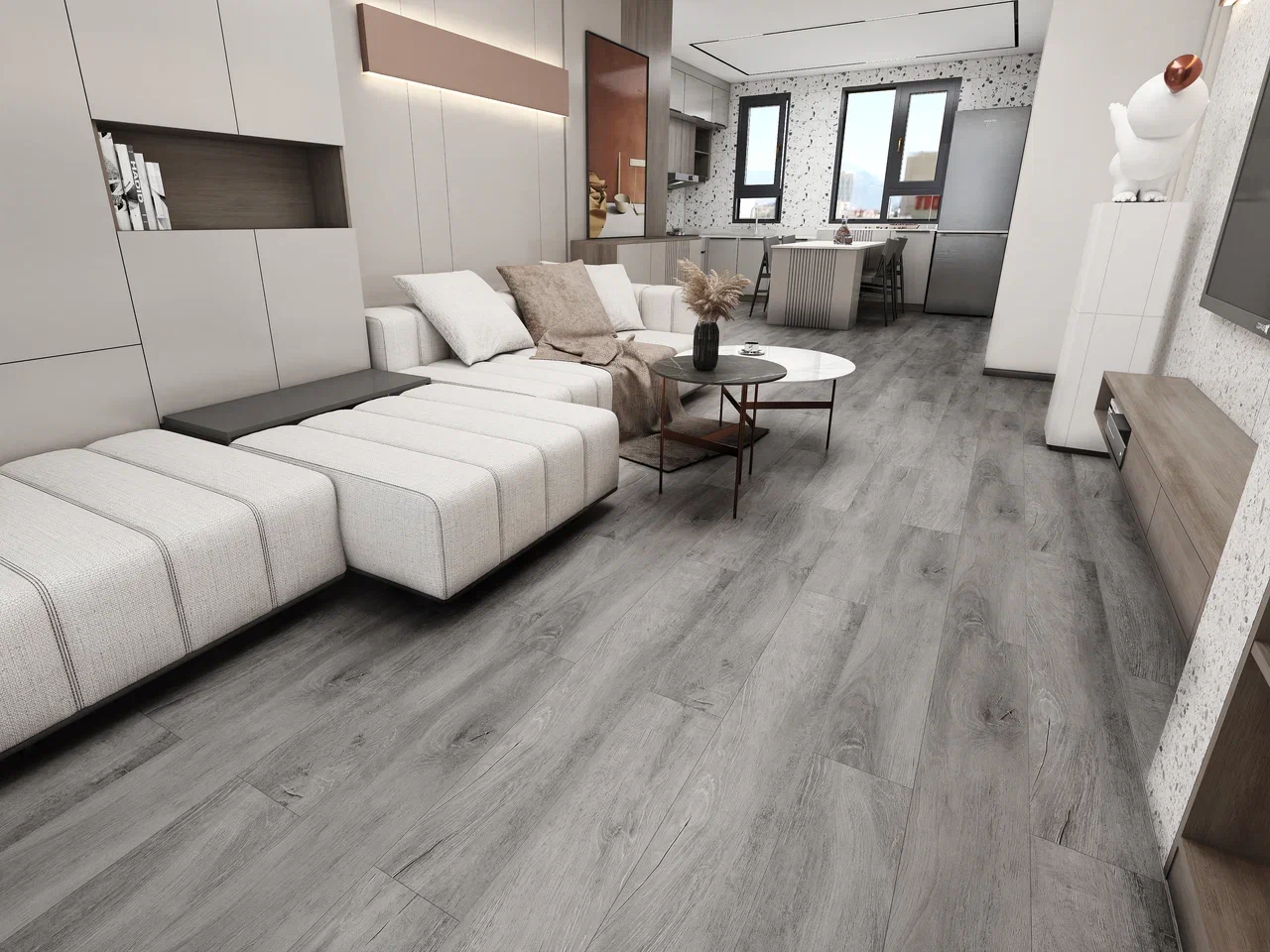SPC ламинат Icon Floor Black Дуб Лакруа BW-31