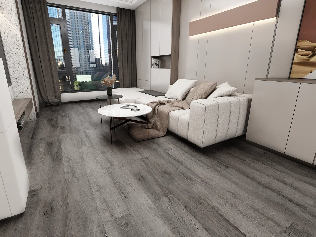SPC ламинат Icon Floor Black Дуб Лакруа BW-31