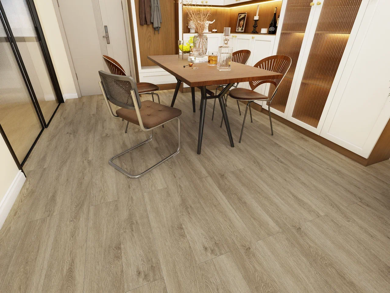 SPC ламинат Icon Floor Black Дуб Лорен BW-33