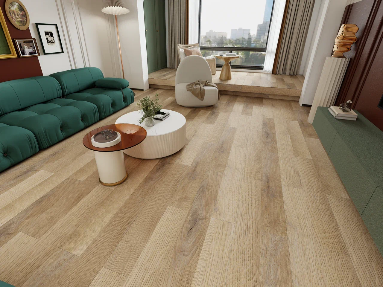 SPC ламинат Icon Floor Black Дуб Лорен BW-32