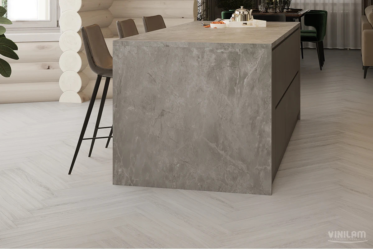 Ламинат Vinilam Parquet Herringbone Glue Санторини