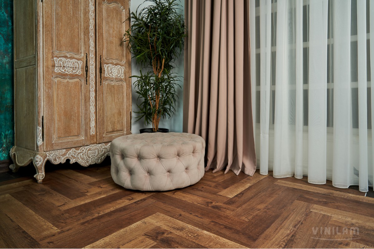 Ламинат Vinilam Parquet Herringbone Версальский