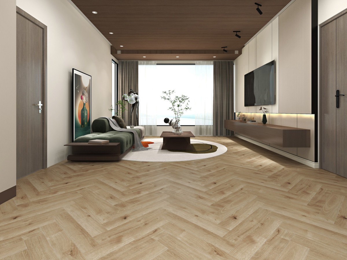 SPC ламинат Hoi Flooring Pekin Ламинат Лотос ёлочка