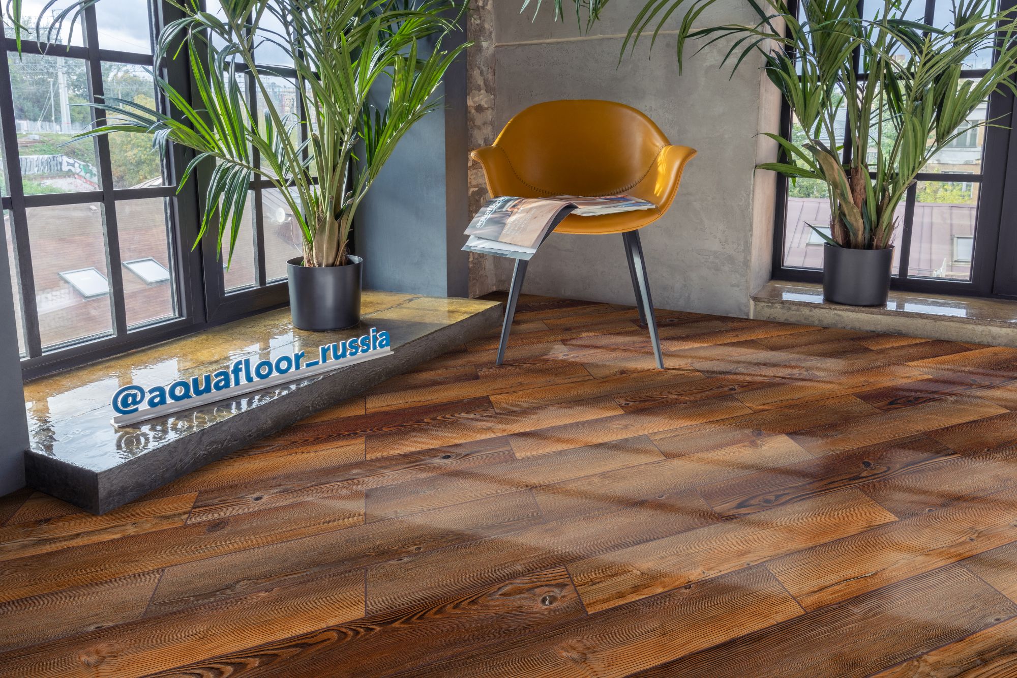 LVT ламинат Aquafloor Parquet Glue AF2510PG